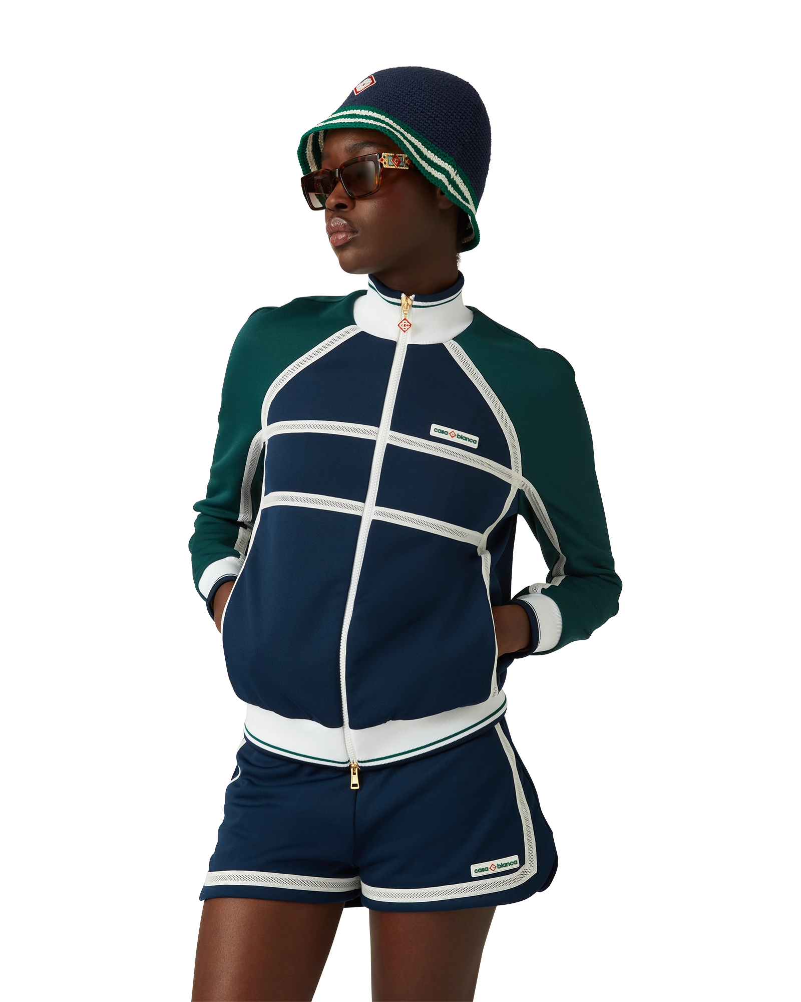 Mesh Tape Track Jacket