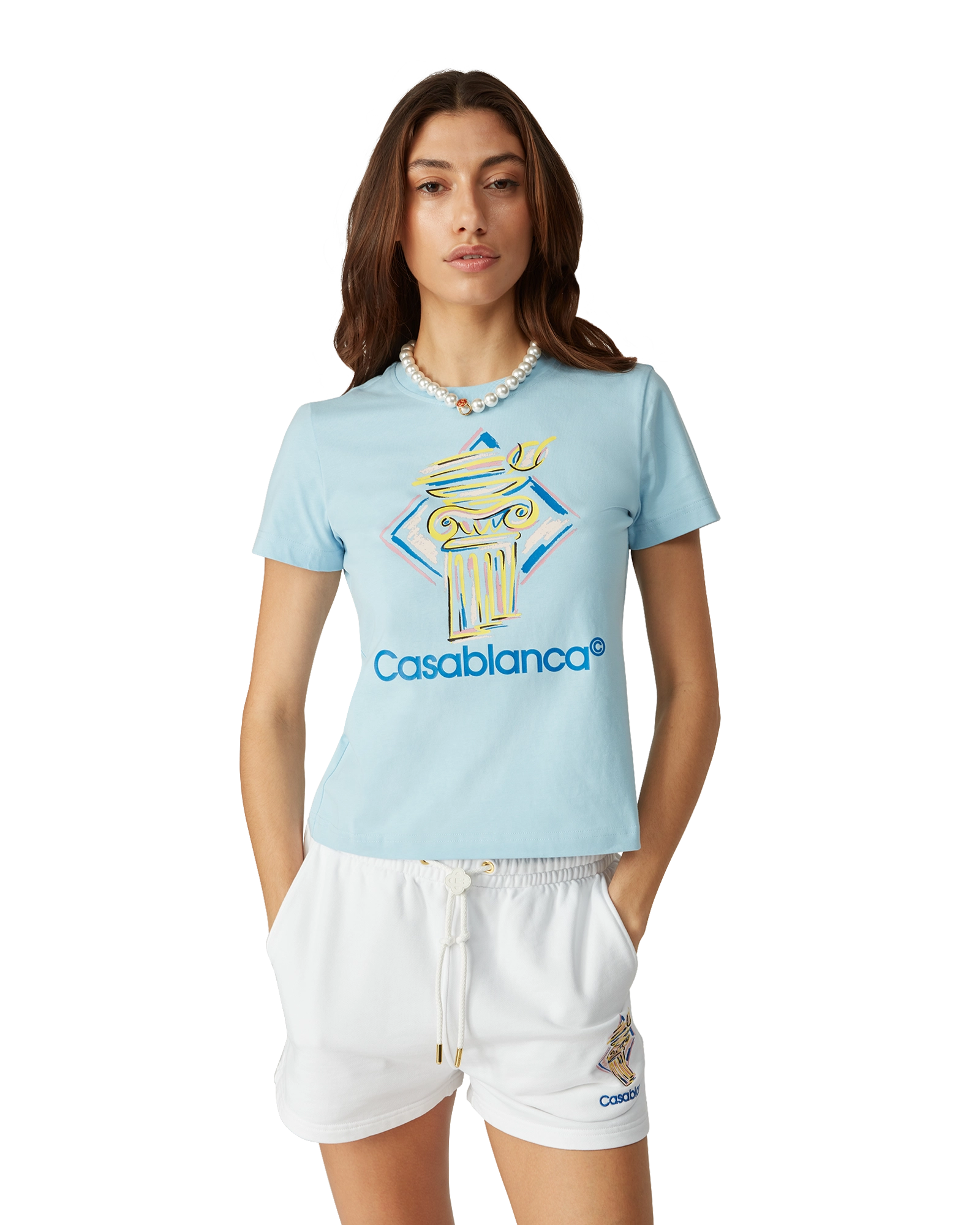 Diamond Column Short Sleeve T-Shirt