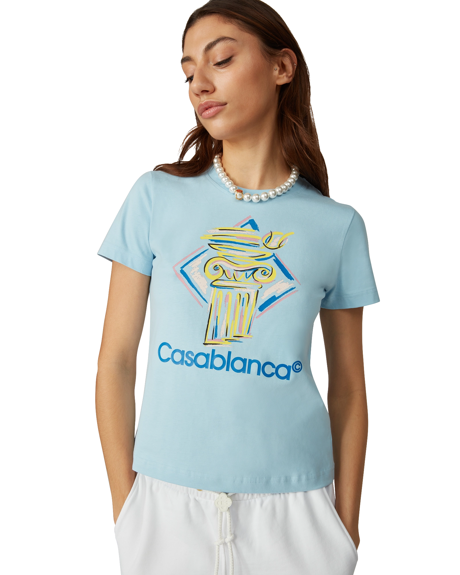 Diamond Column Short Sleeve T-Shirt
