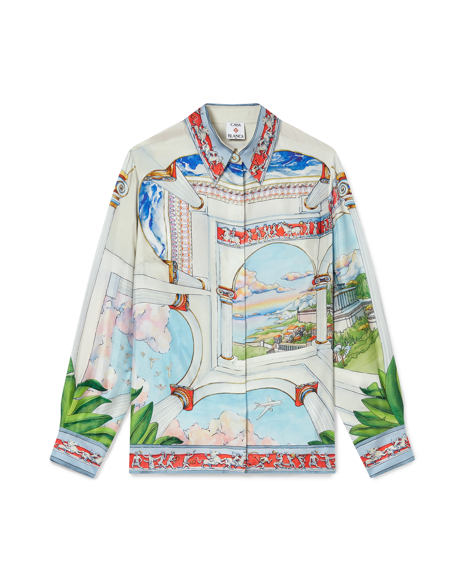 Le Passage Long Sleeve Silk Shirt