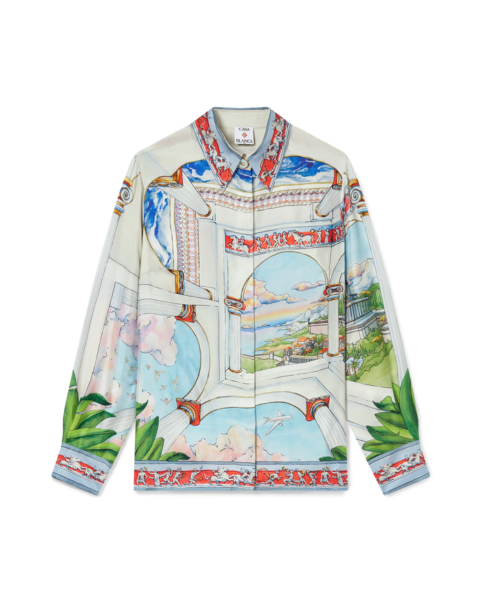 Le Passage Long Sleeve Silk Shirt