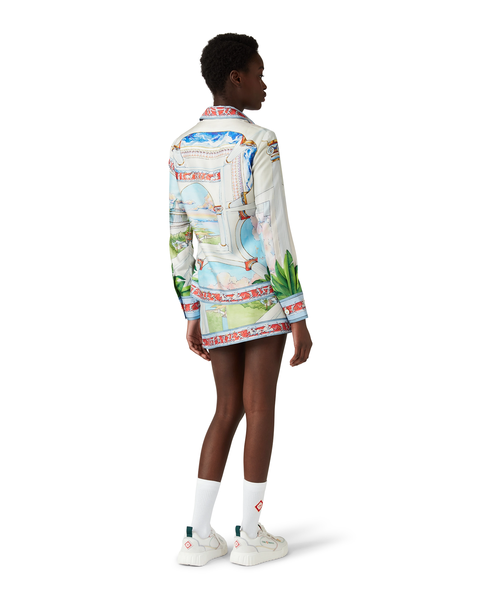 Le Passage Silk Mini Skirt