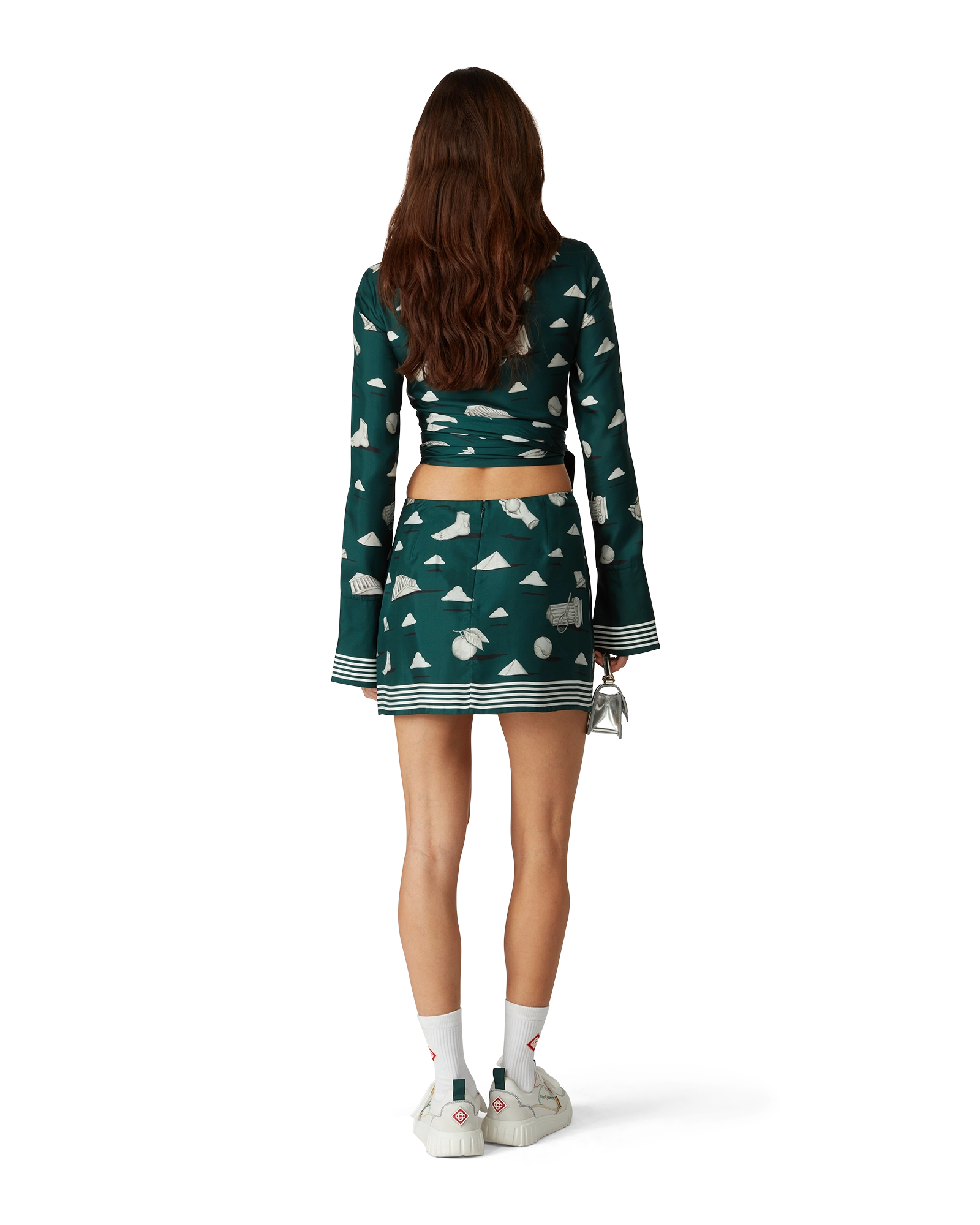 Metaphysical Silk Mini Skirt