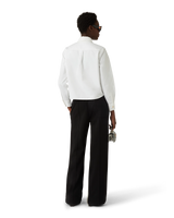 Pearl Diamond Patch Cotton Shirt | Casablanca Paris Pearl Diamond Patch Cotton Shirt | Casablanca Paris