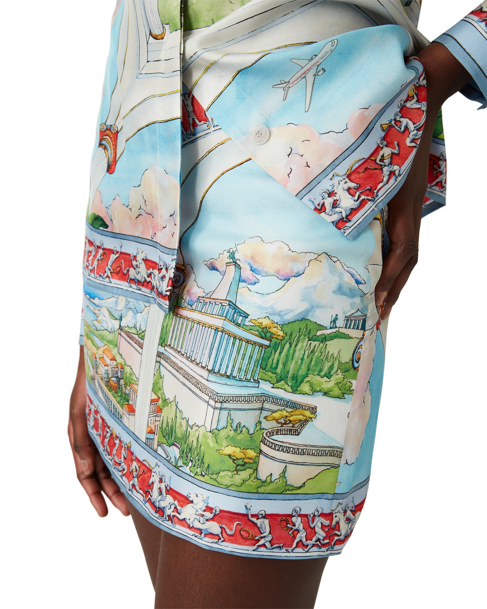 Le Passage Silk Mini Skirt