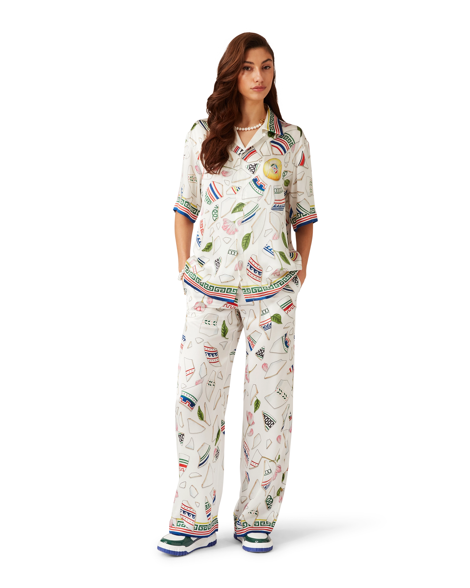 Le Vase Brise Silk Trousers