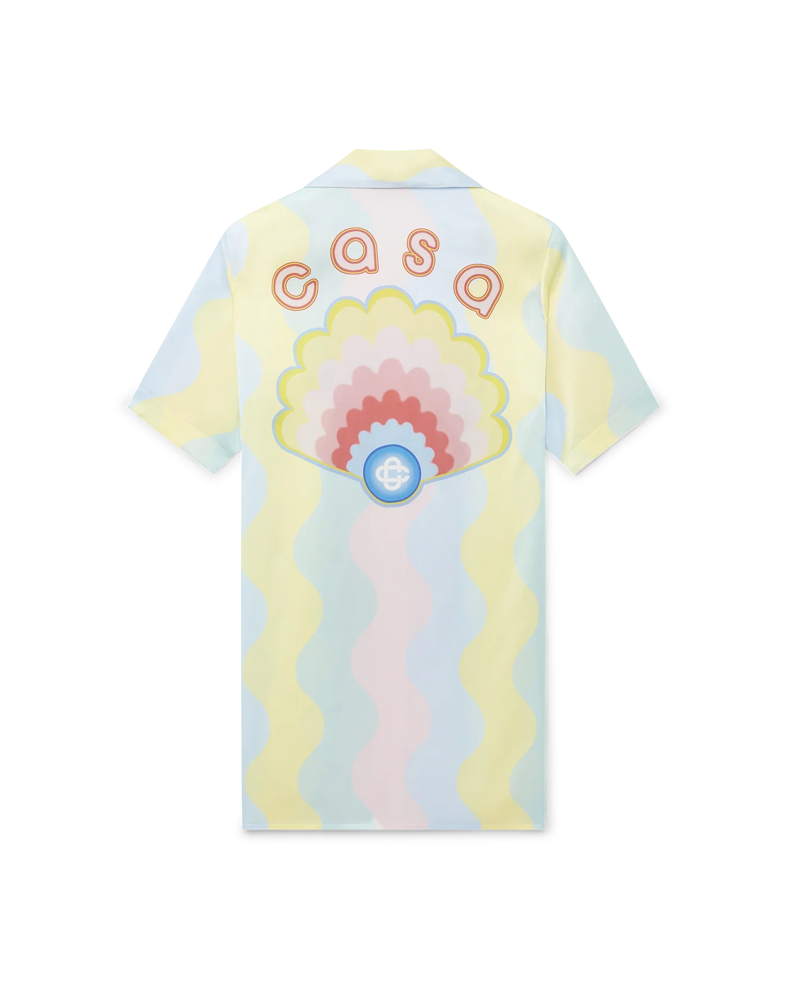 Casa Shell Wave Silk Dress