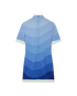 Blue Gradient Wave Dress