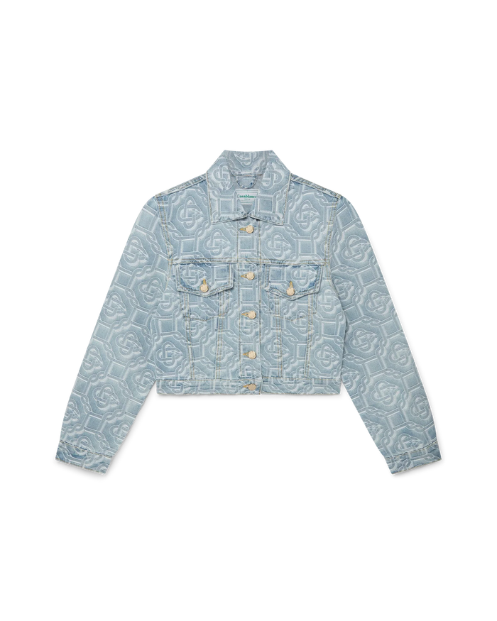 Classic Monogram Bleached Denim Jacket