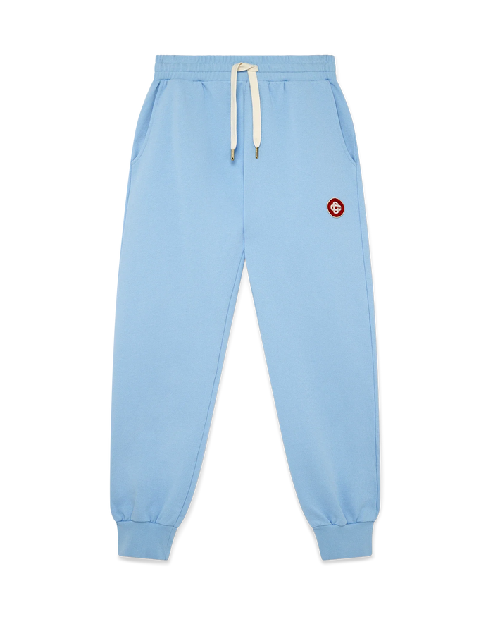 Blue Logo Patch Sweatpants