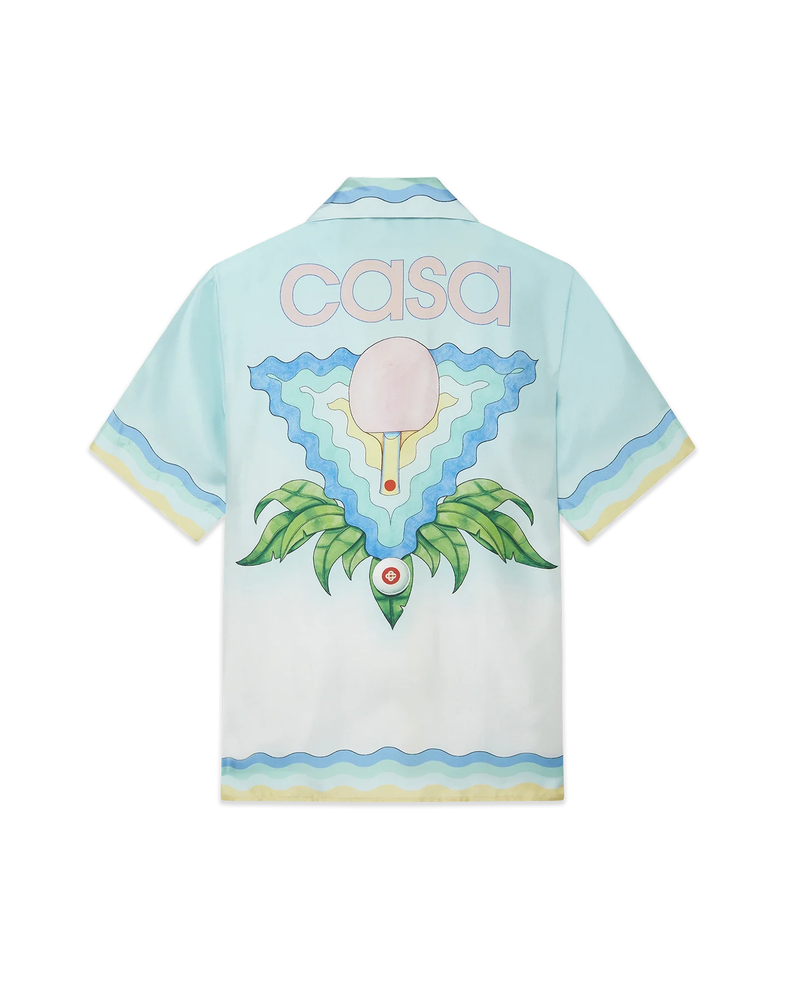 Memphis Icon Short Sleeve Silk Shirt