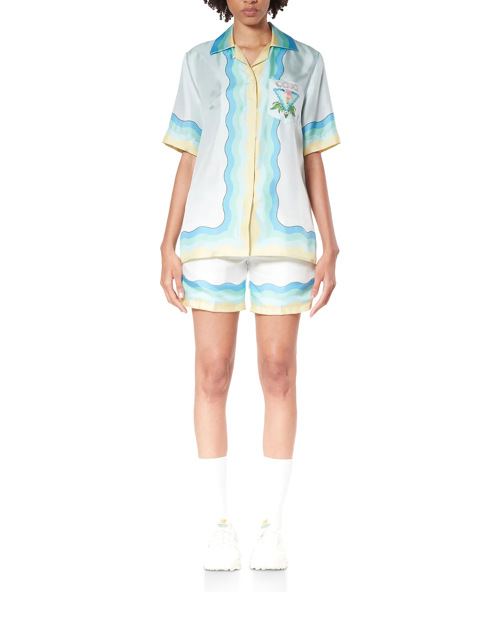 Memphis Icon Short Sleeve Silk Shirt