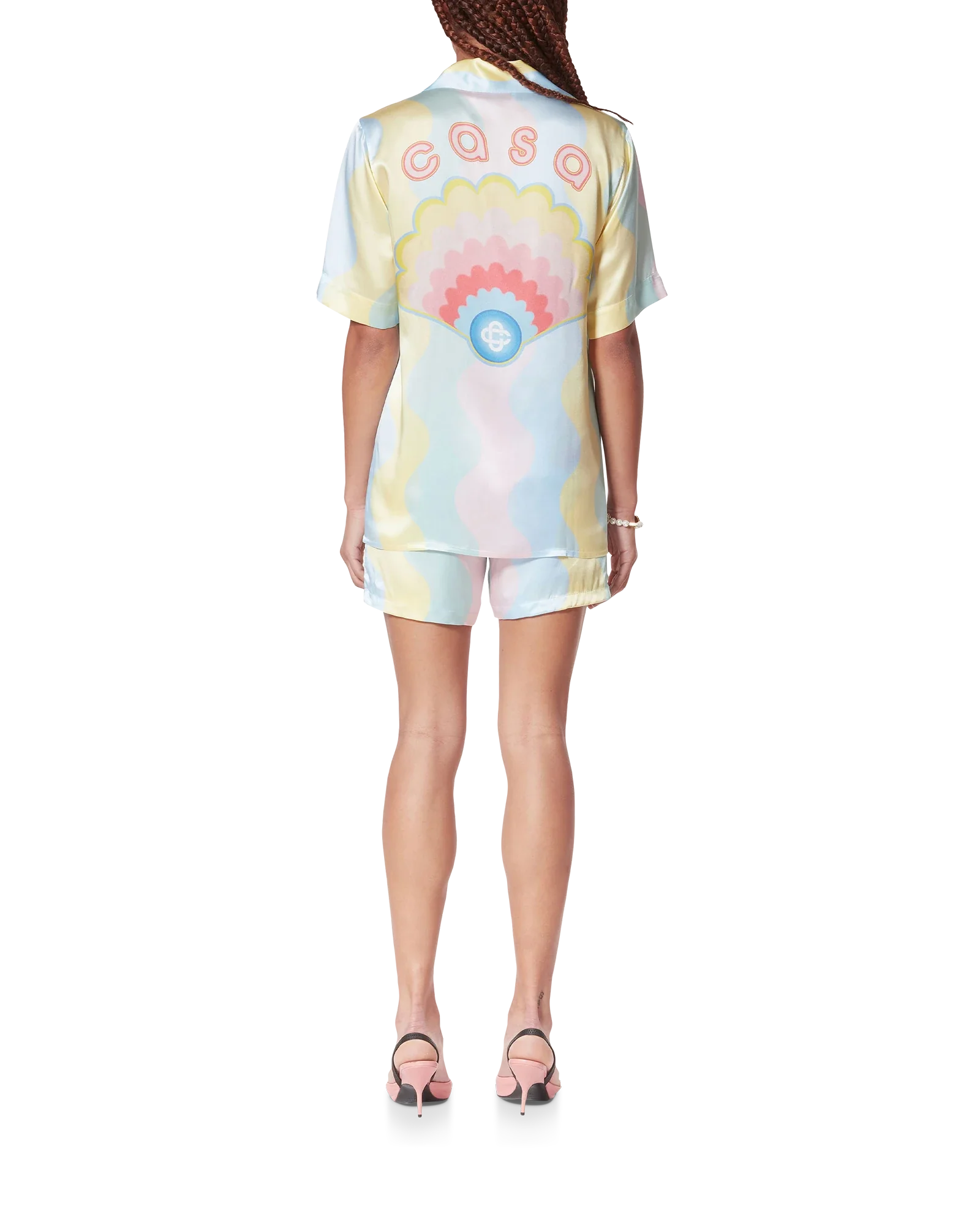 Casa Shell Wave Silk Shirt