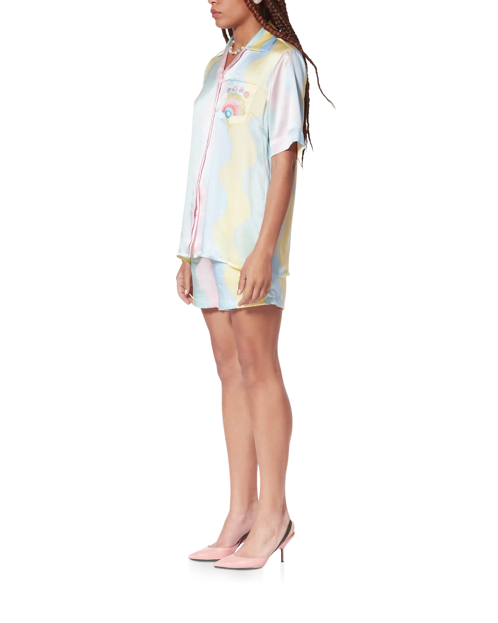 Casa Shell Wave Silk Shirt