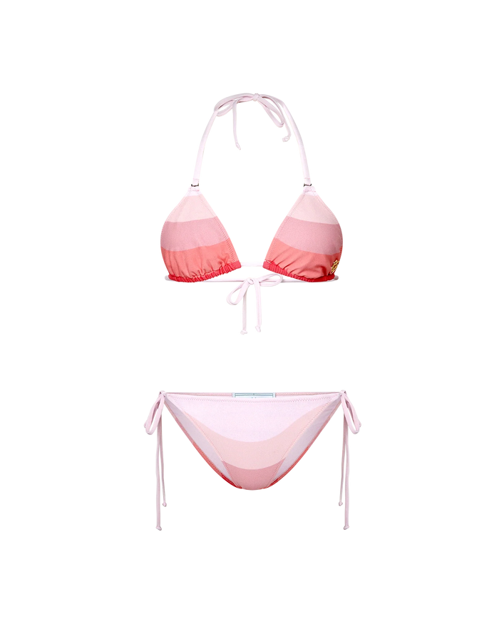 Pink Gradient Bikini Set