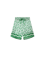 Ping Pong Monogram Silk Shorts