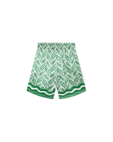 Ping Pong Monogram Silk Shorts