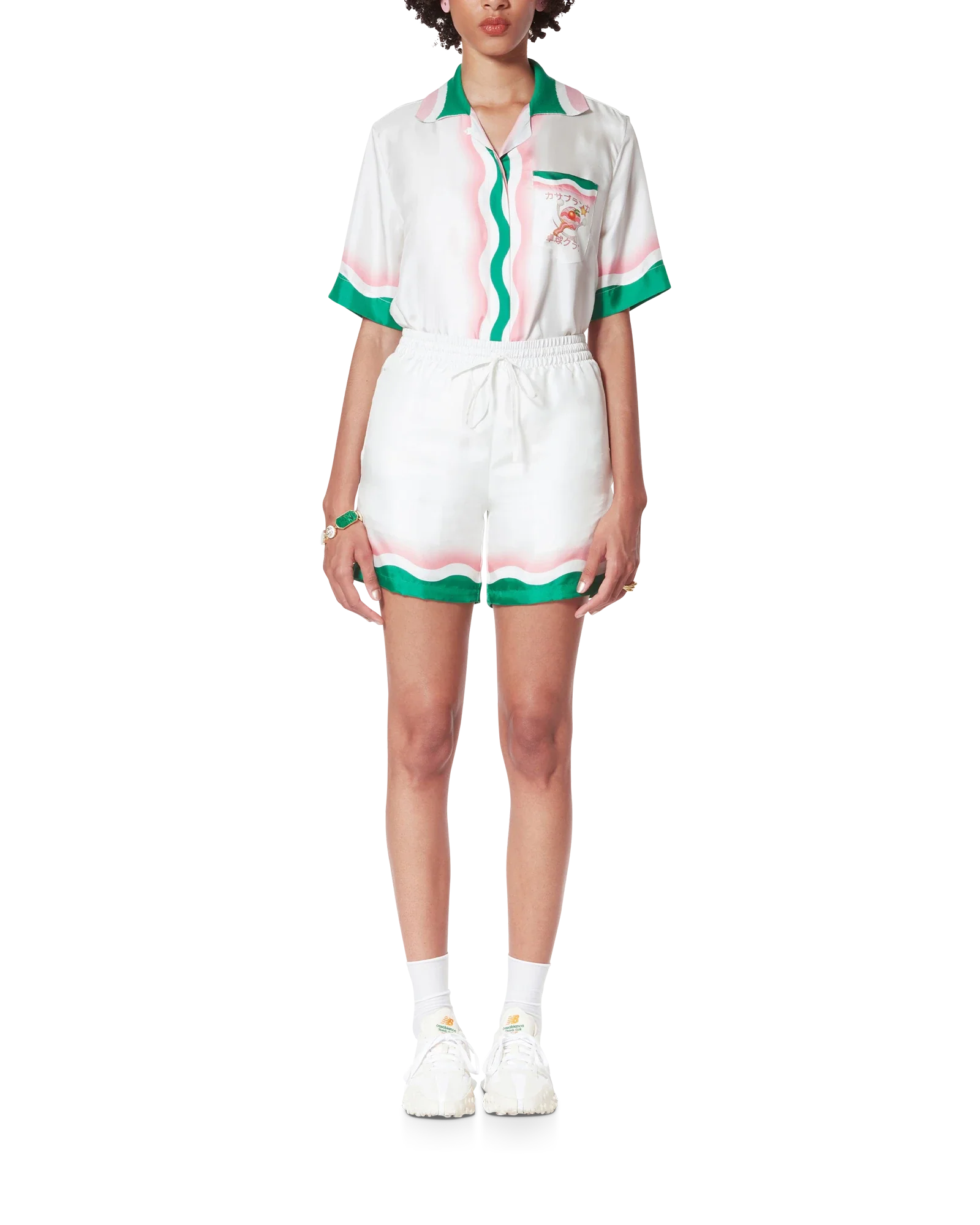 Le Jeu De Ping Pong Silk Shorts