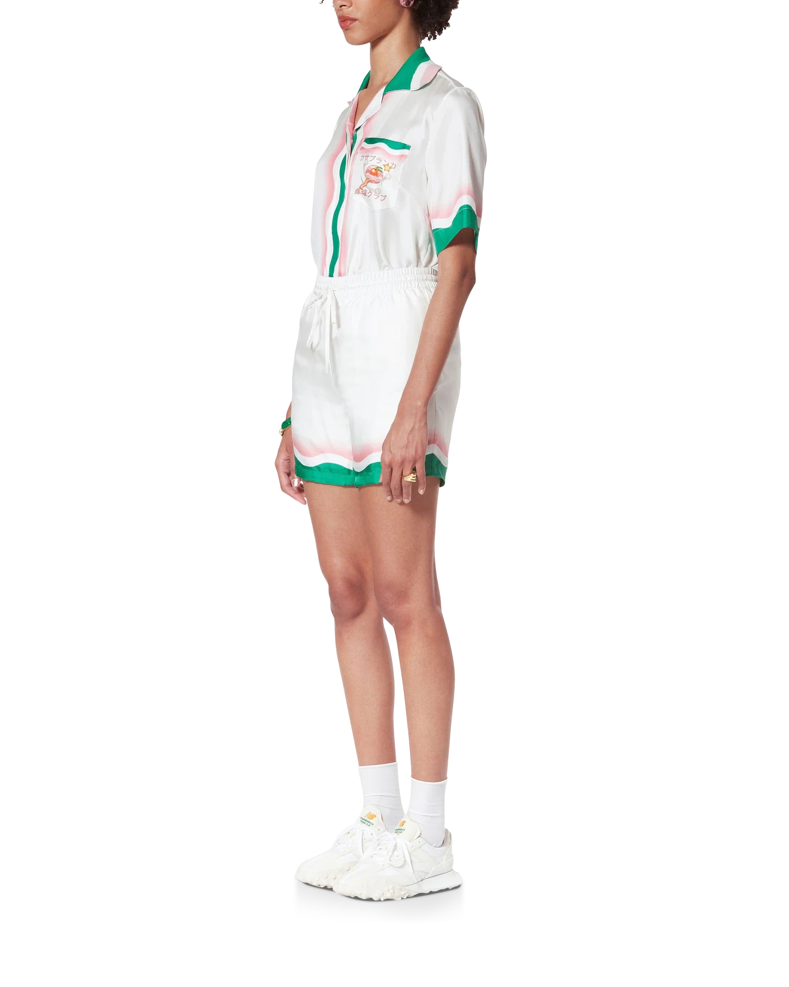 Le Jeu De Ping Pong Silk Shorts