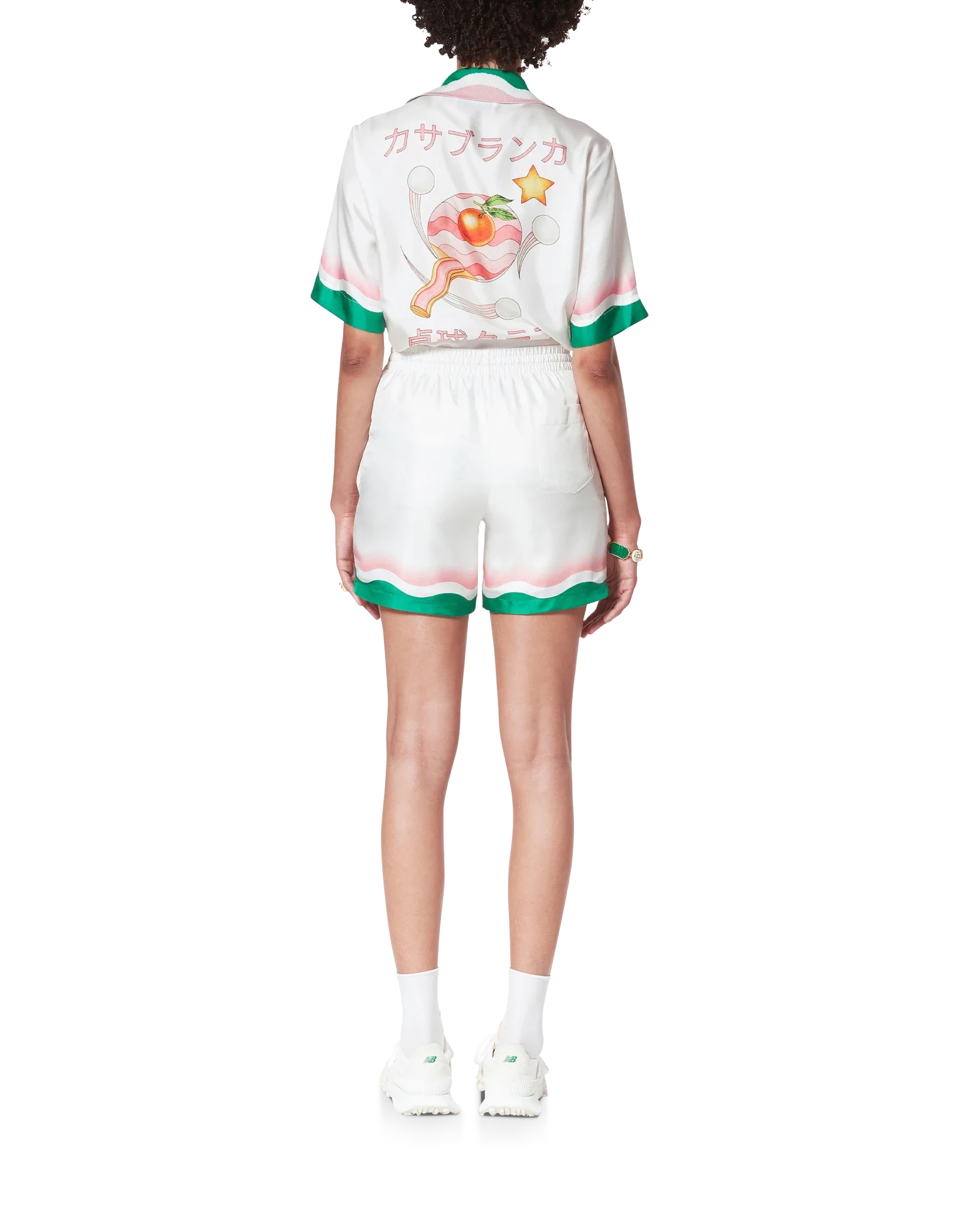 Le Jeu De Ping Pong Silk Shorts