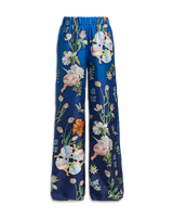 Ping Pong Fleurie Nuit Silk Trousers