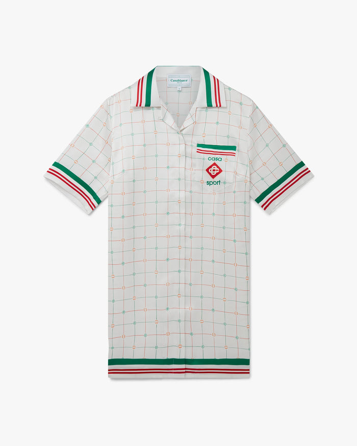 Tennis Club Check Shift Dress