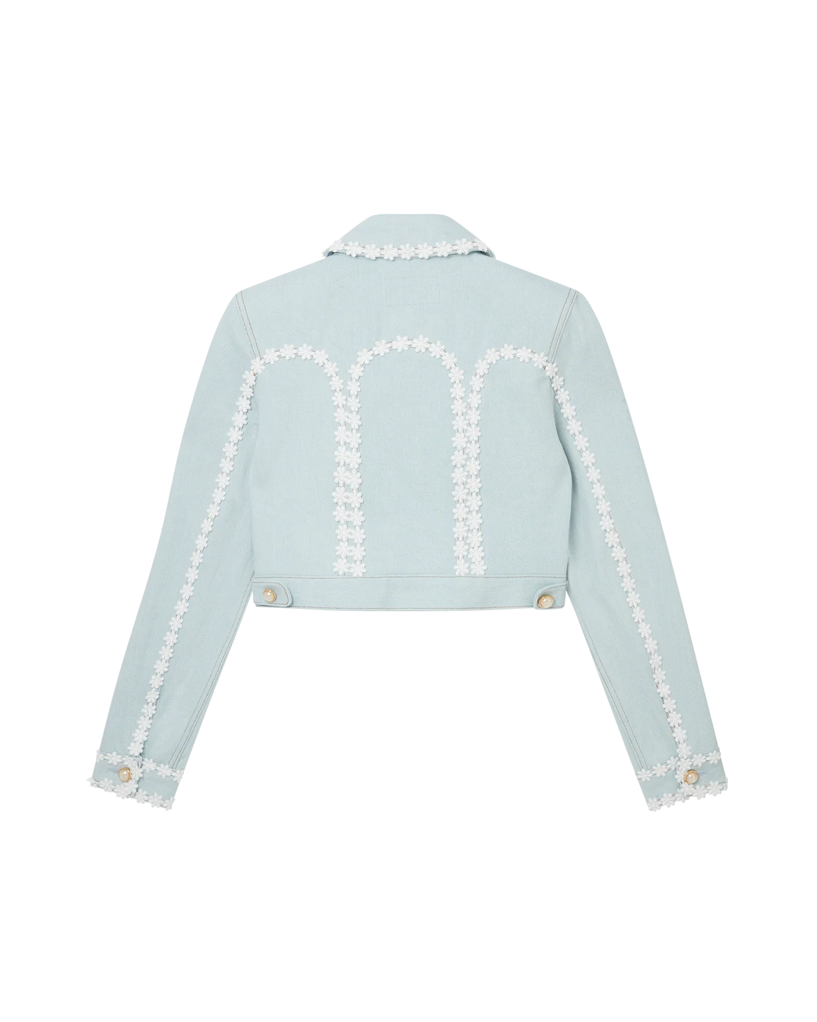 Cut Out Arch Denim Jacket