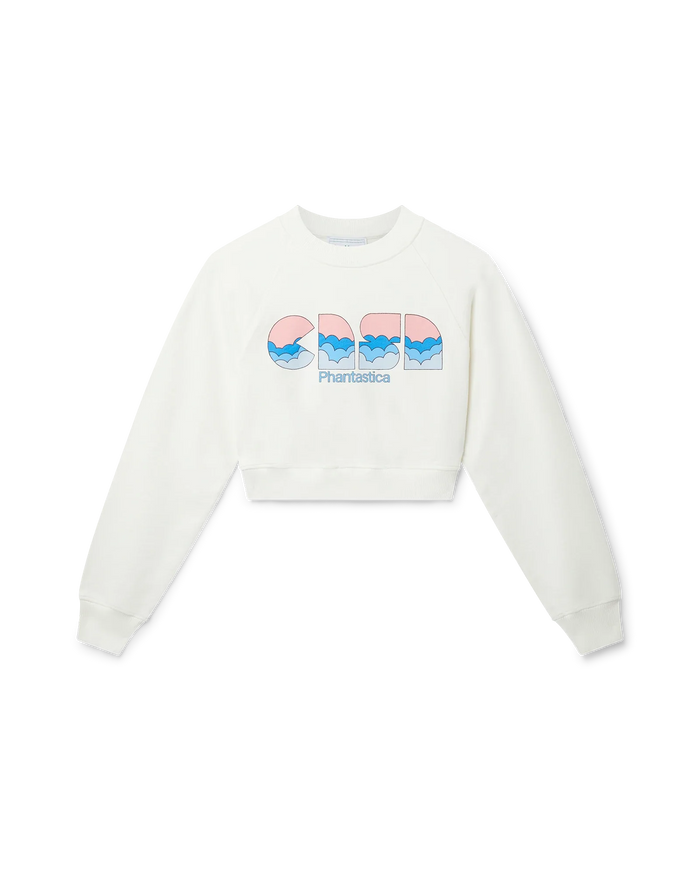 Casa Clouds Cropped Sweatshirt