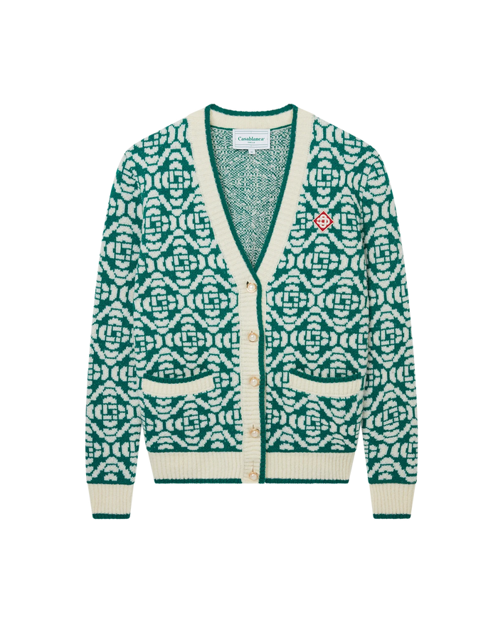 Monogram Cardigan