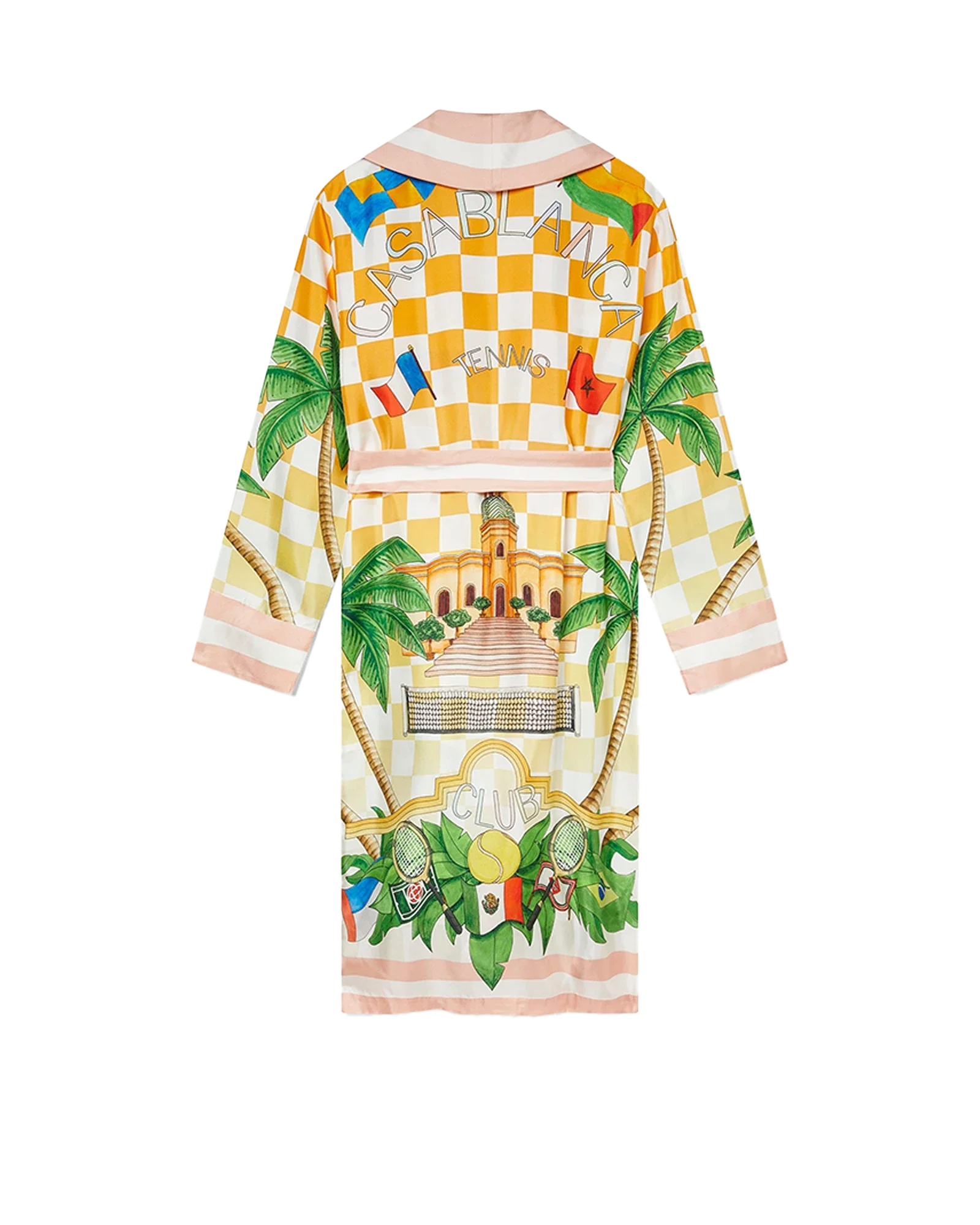 Tennis Club Silk Robe