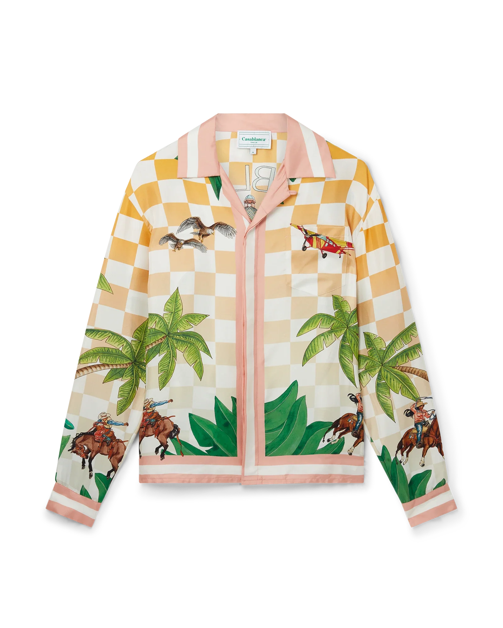 Tennis Club Icon Silk Shirt