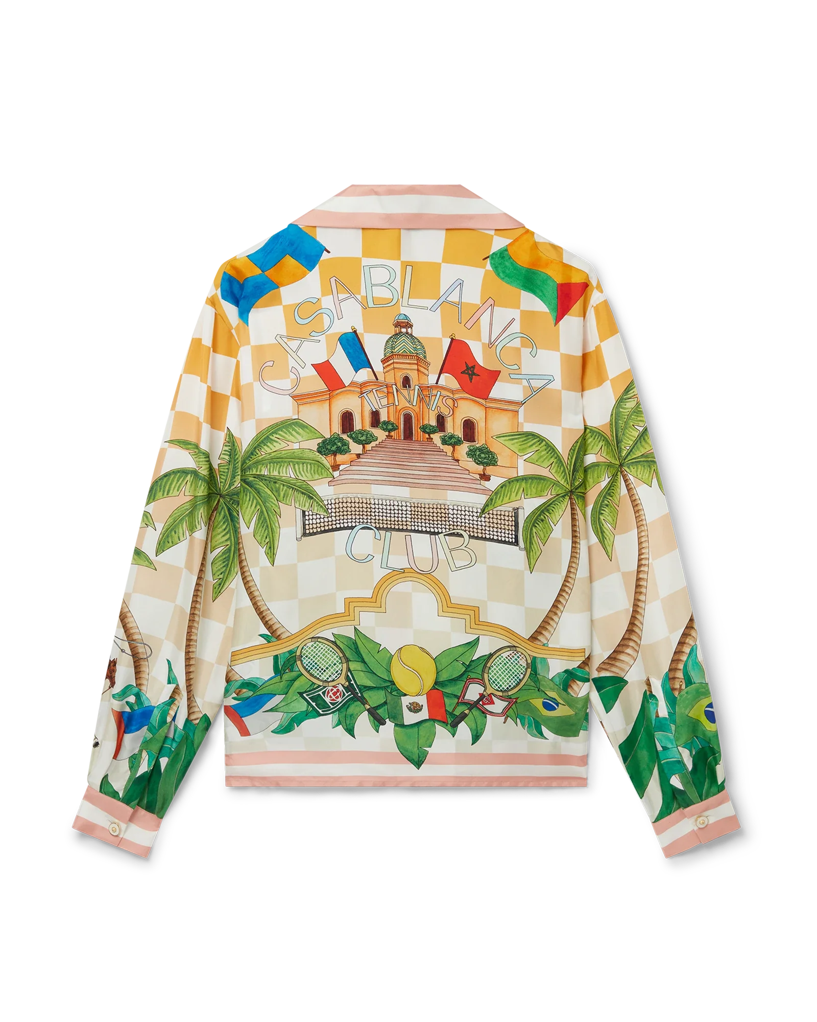 Tennis Club Icon Silk Shirt