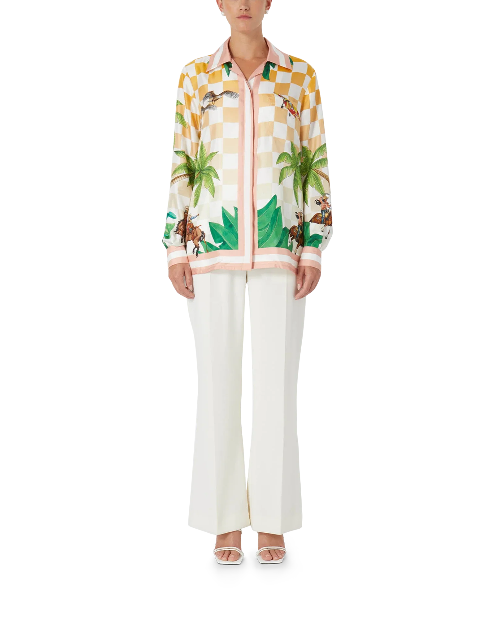 Tennis Club Icon Silk Shirt