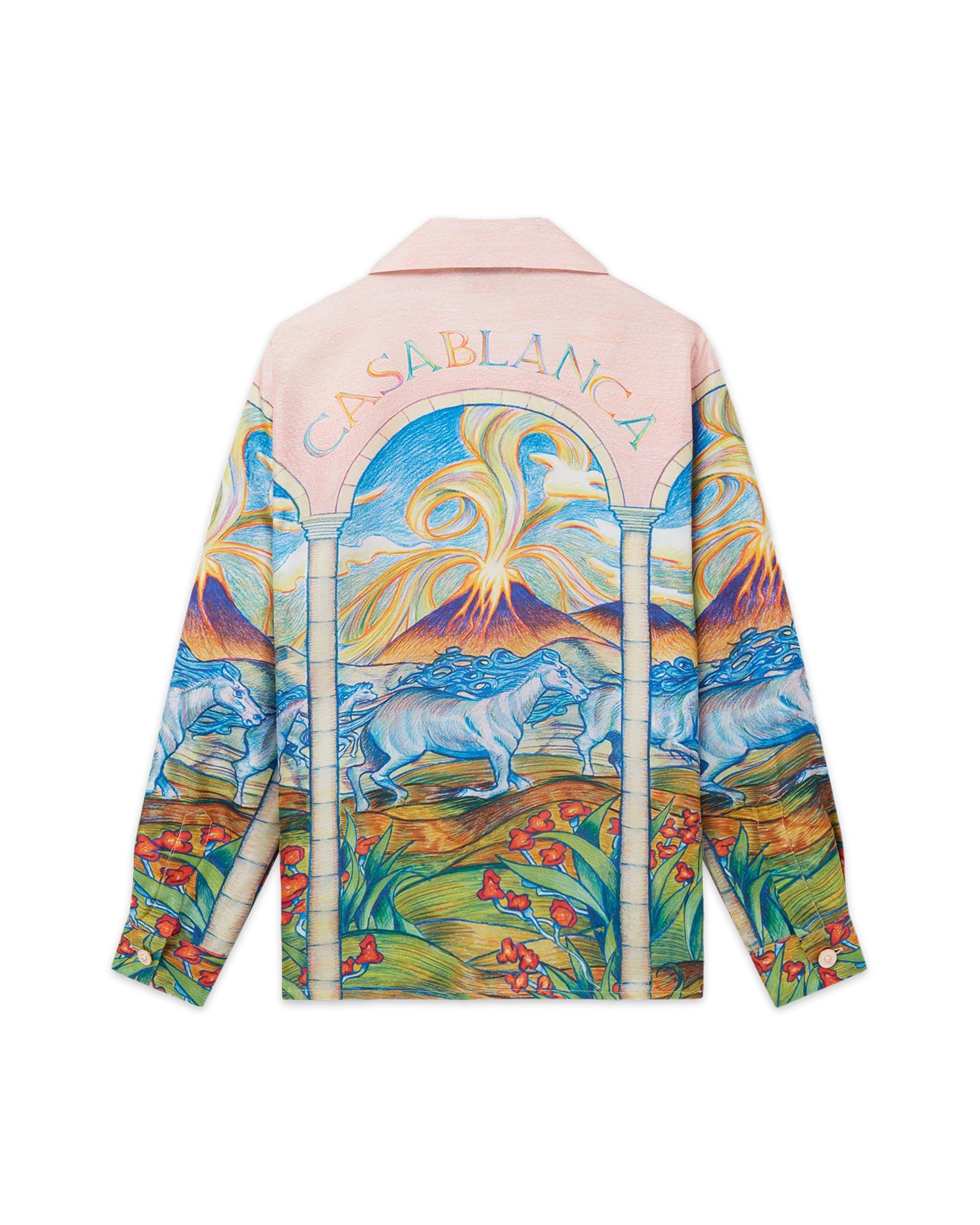 Chevaux Sauvages Silk Shirt