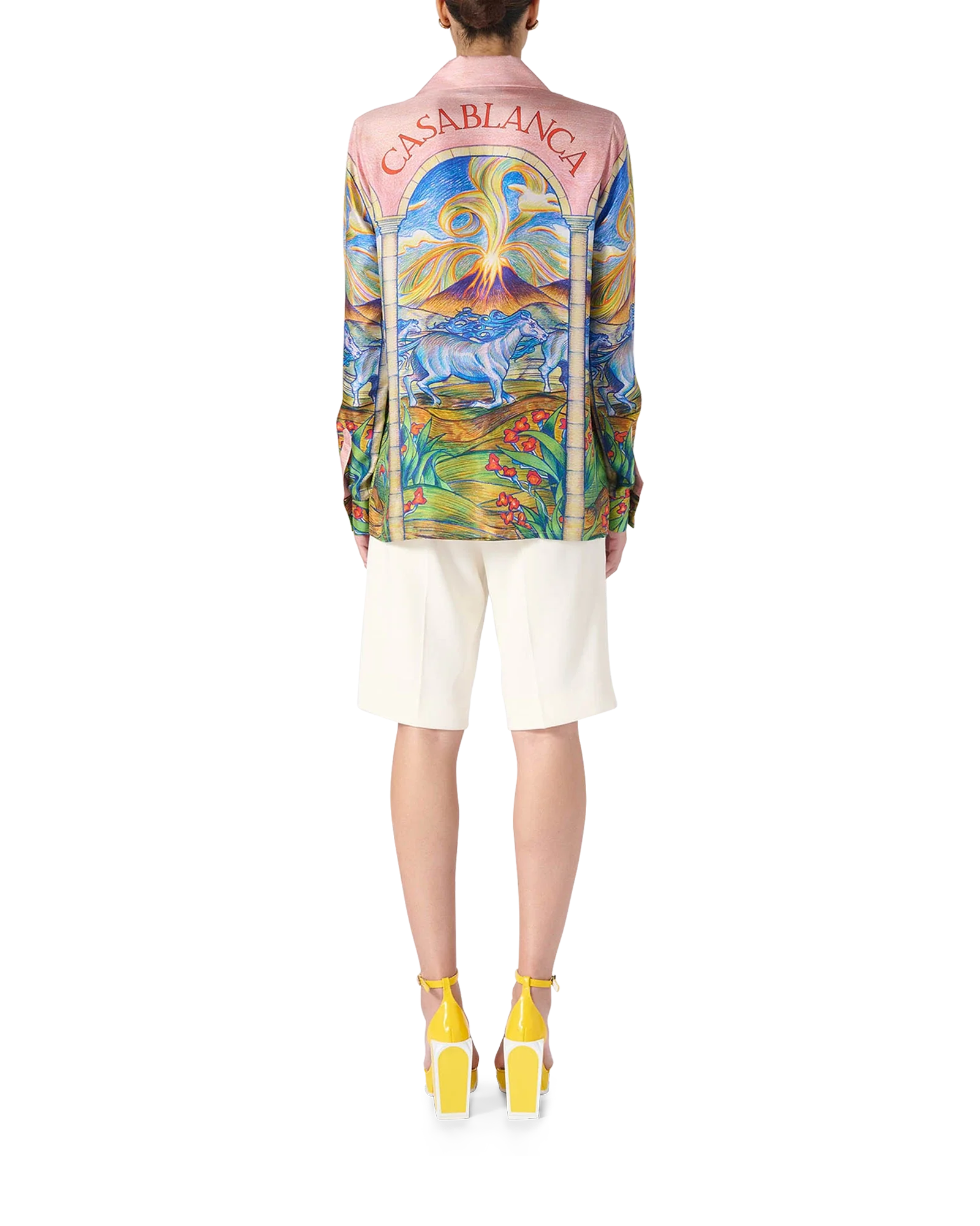 Chevaux Sauvages Silk Shirt