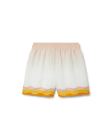 Rainbow Monogram Silk Shorts