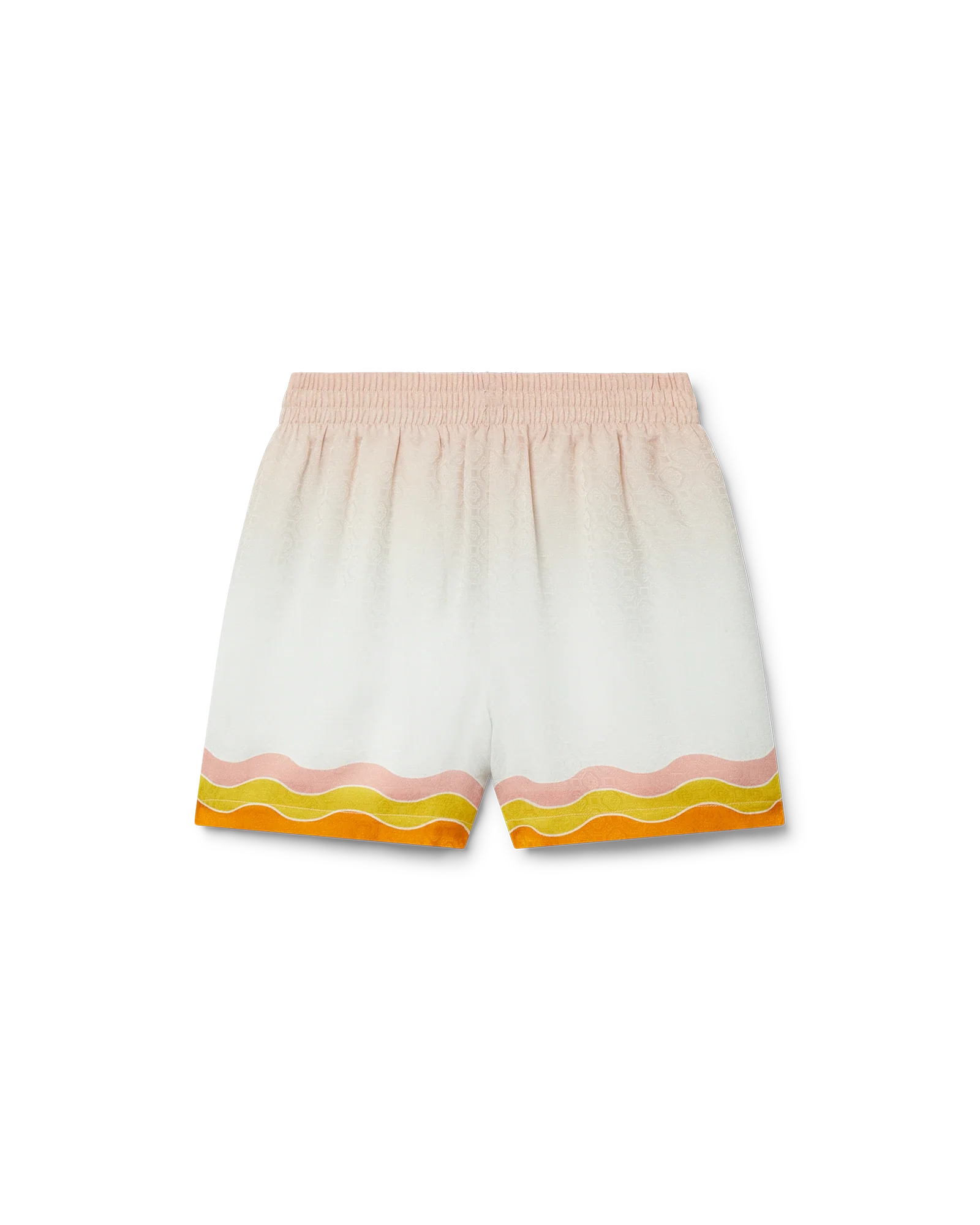 Rainbow Monogram Silk Shorts