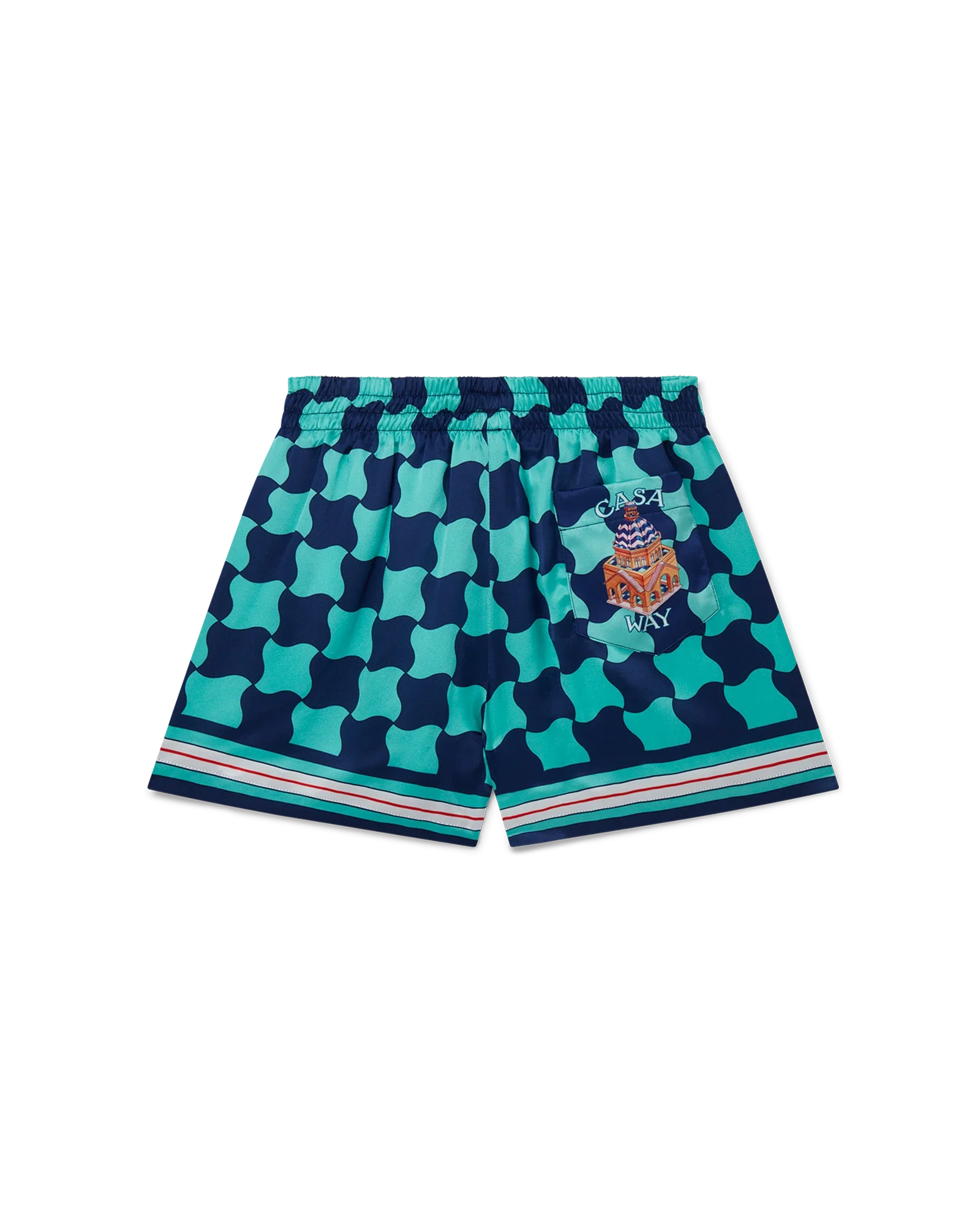 Short en soie Pool Tile