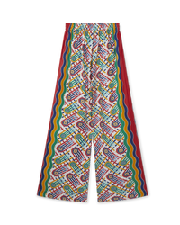 Pantalon large imprimé