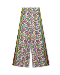 Pantalon large imprimé