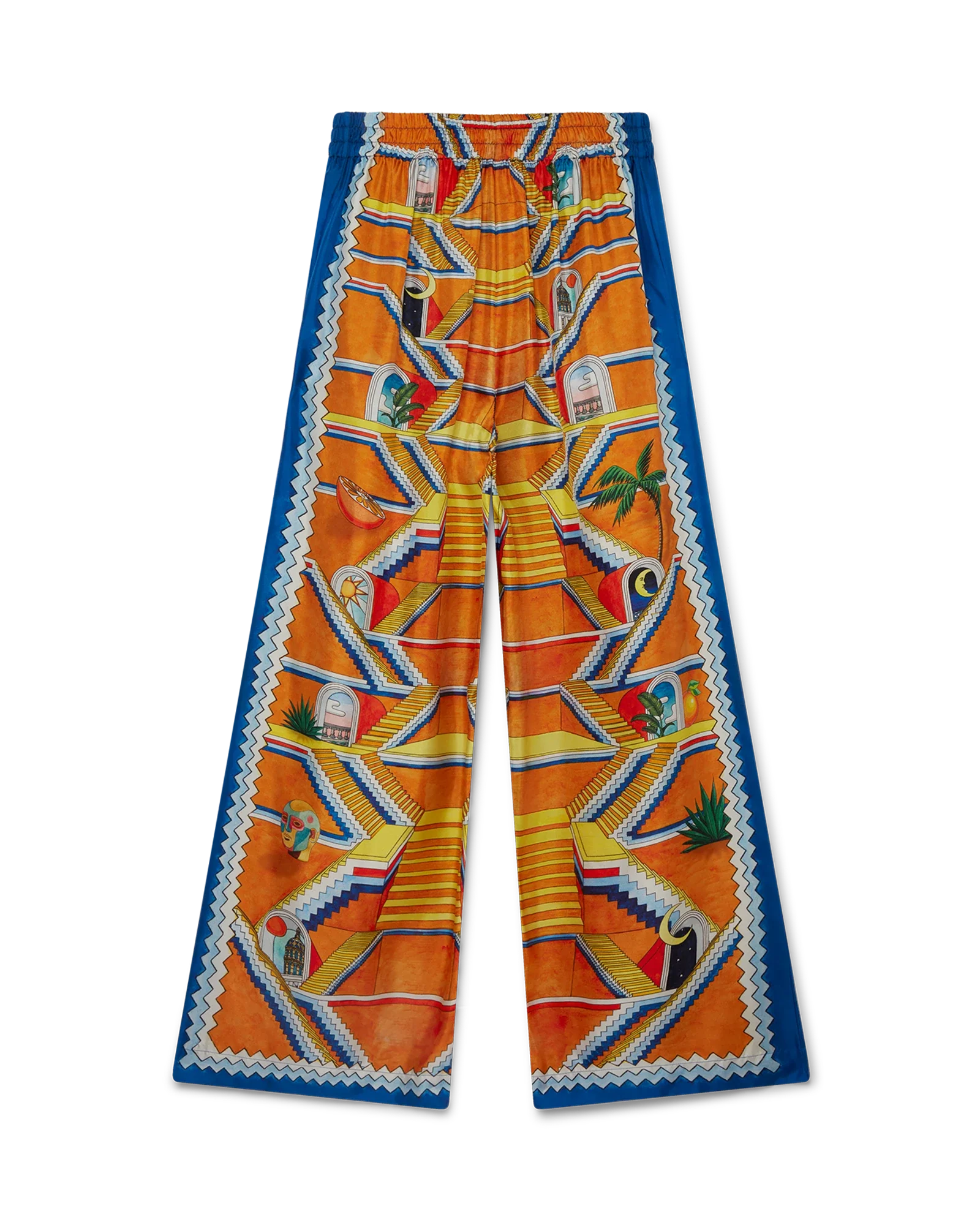 Escalier Infini Silk Wide Leg Trousers