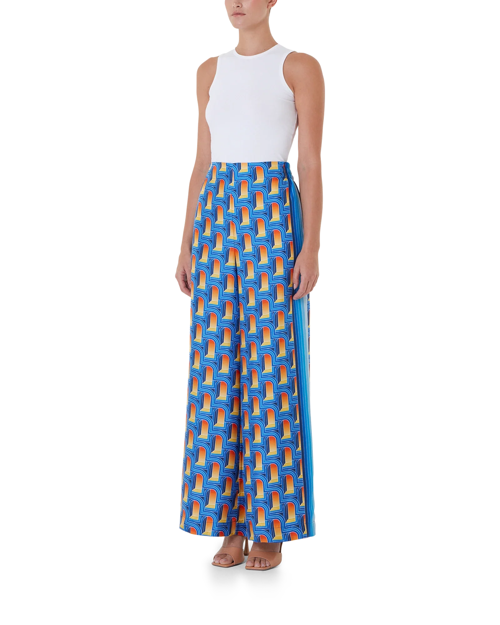 Pantalon large en soie L'Arche De Nuit