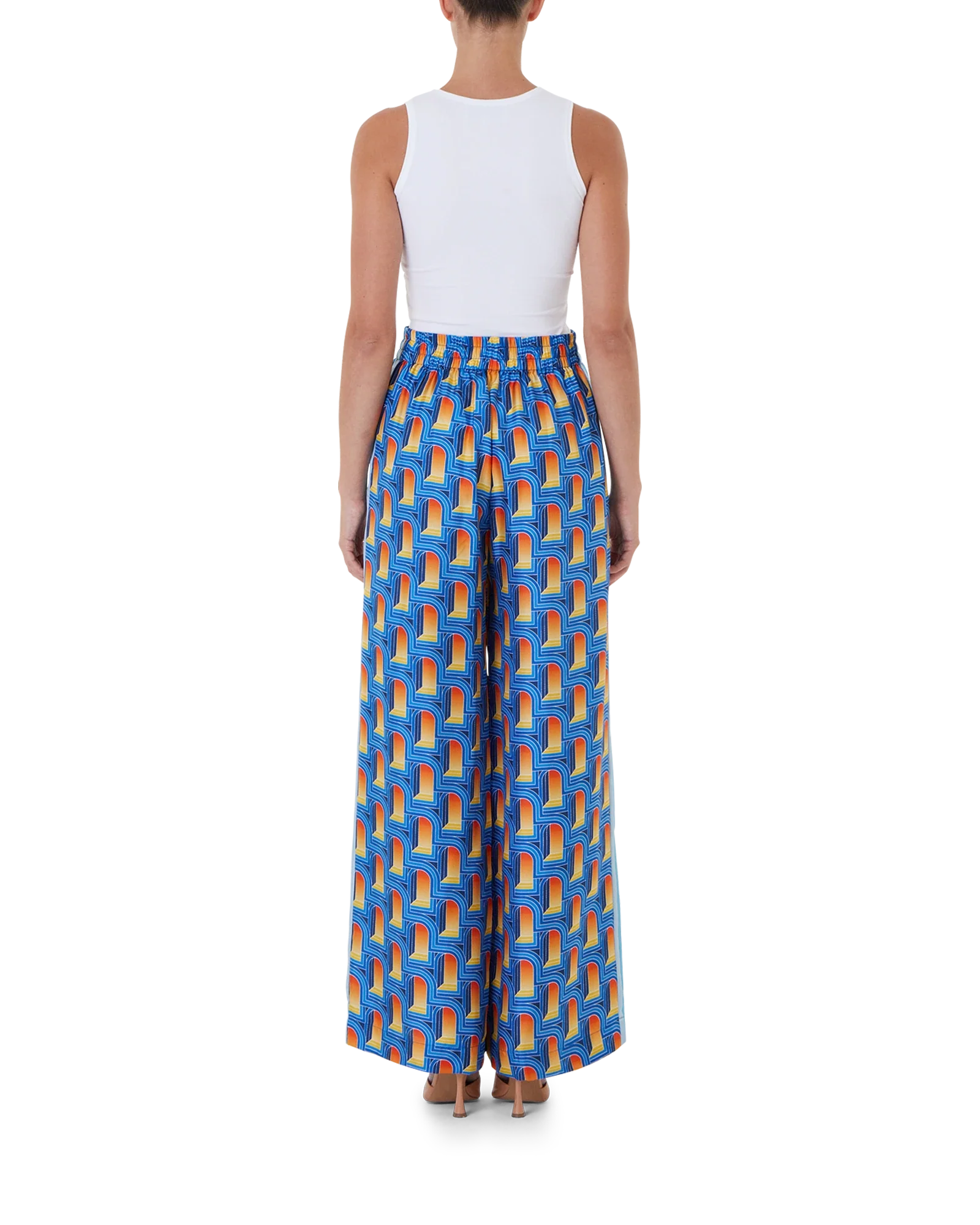 Pantalon large en soie L'Arche De Nuit