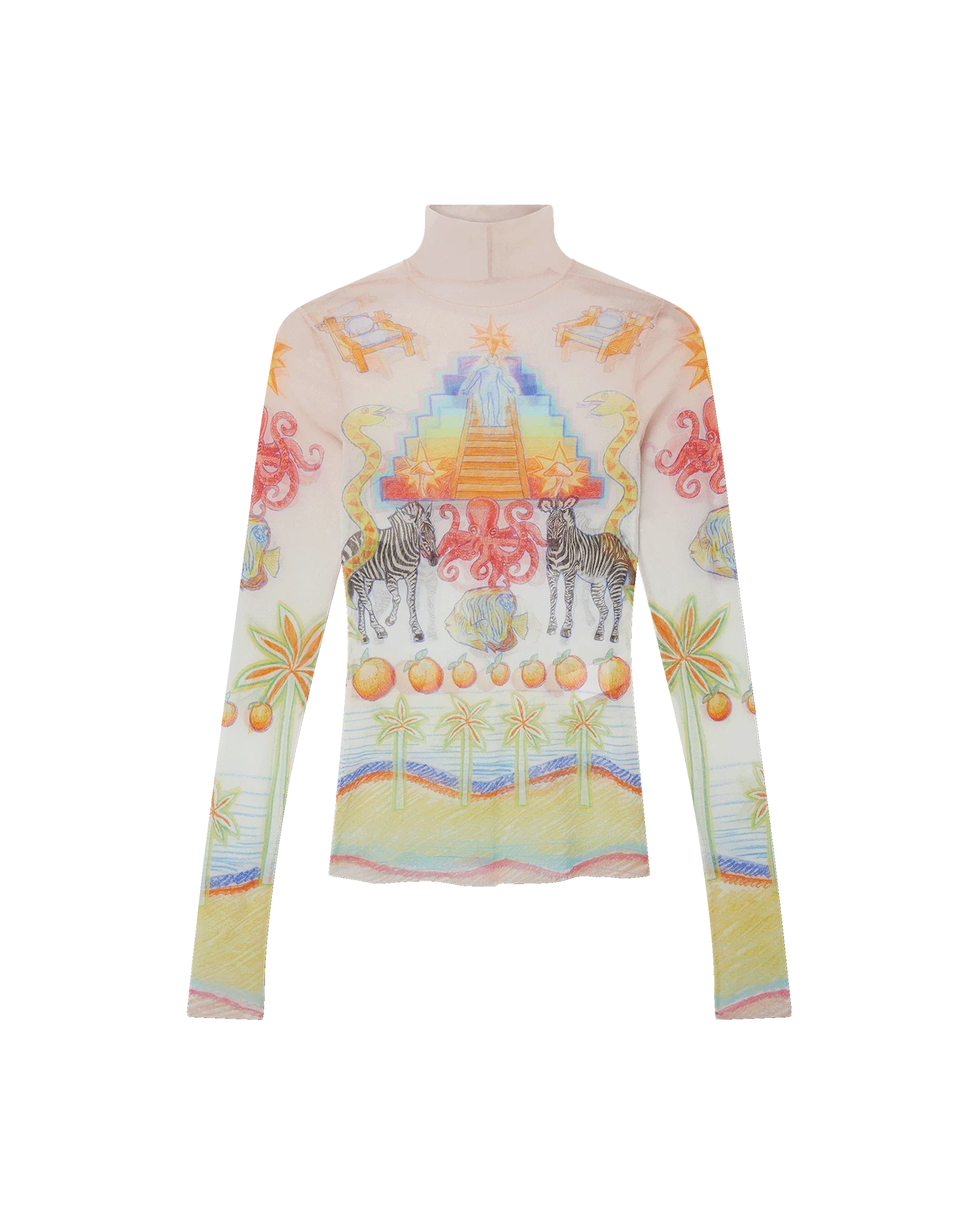 L' Arbre De Vie Mesh Top