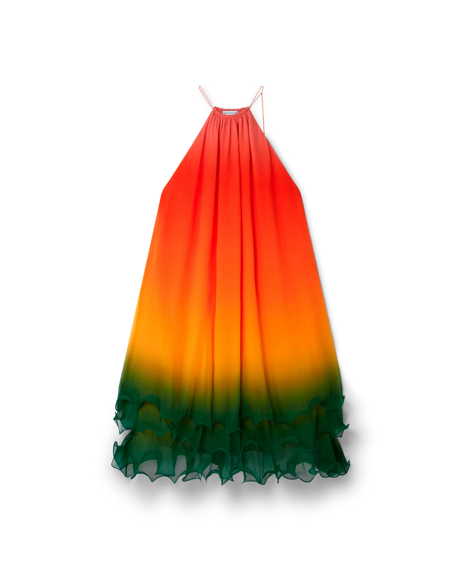 Rainbow Gradient Cocktail Dress