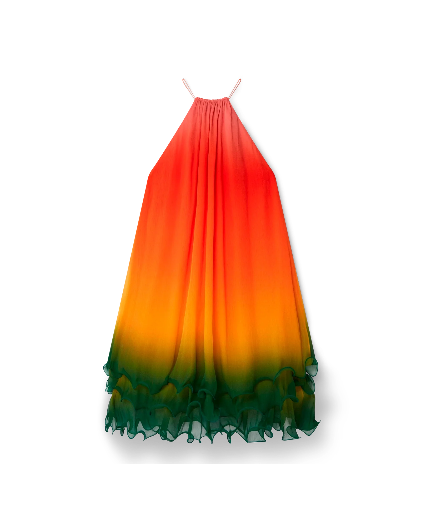 Rainbow Gradient Cocktail Dress
