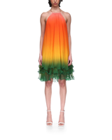 Rainbow Gradient Cocktail Dress