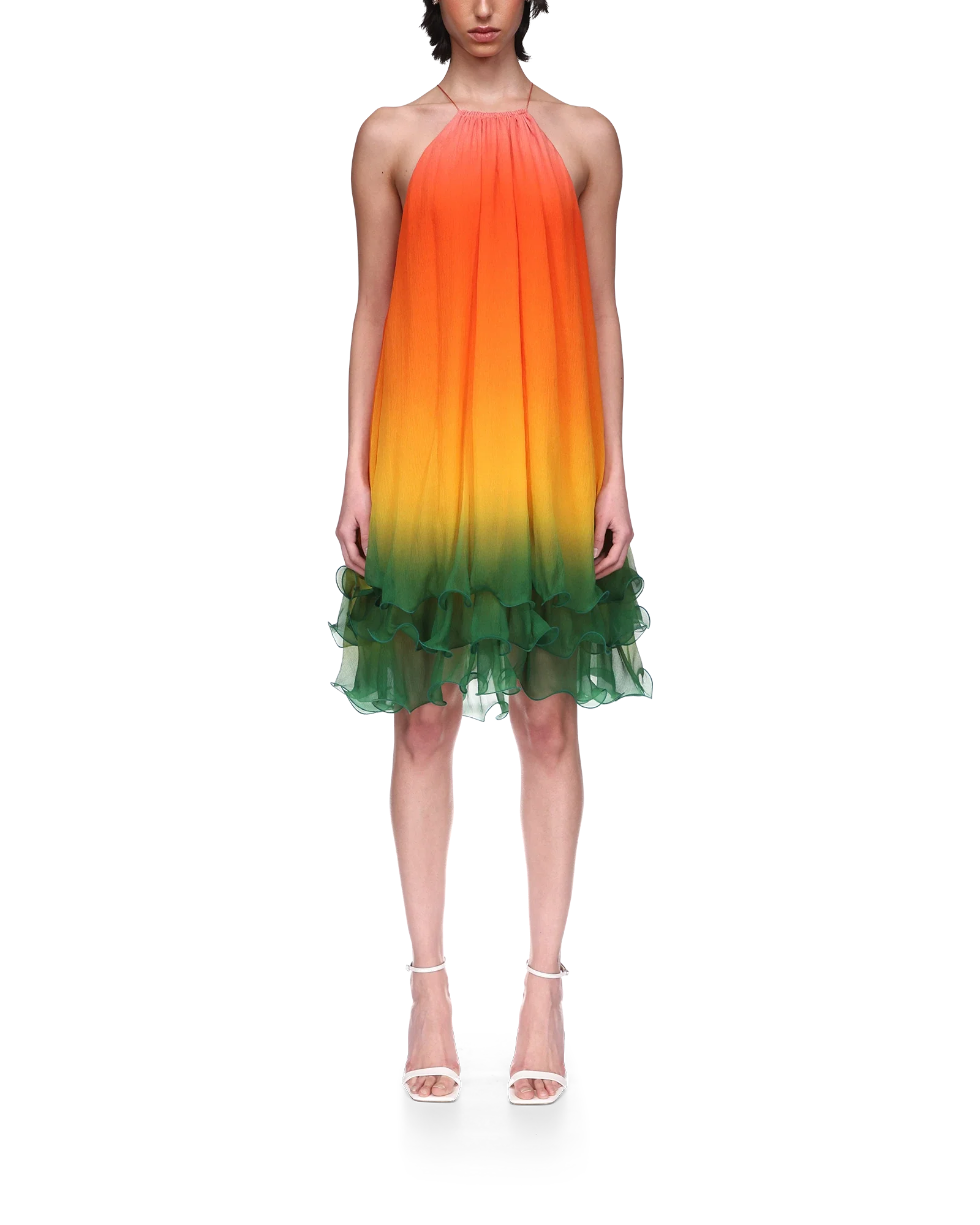 Rainbow Gradient Cocktail Dress