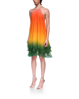 Rainbow Gradient Cocktail Dress