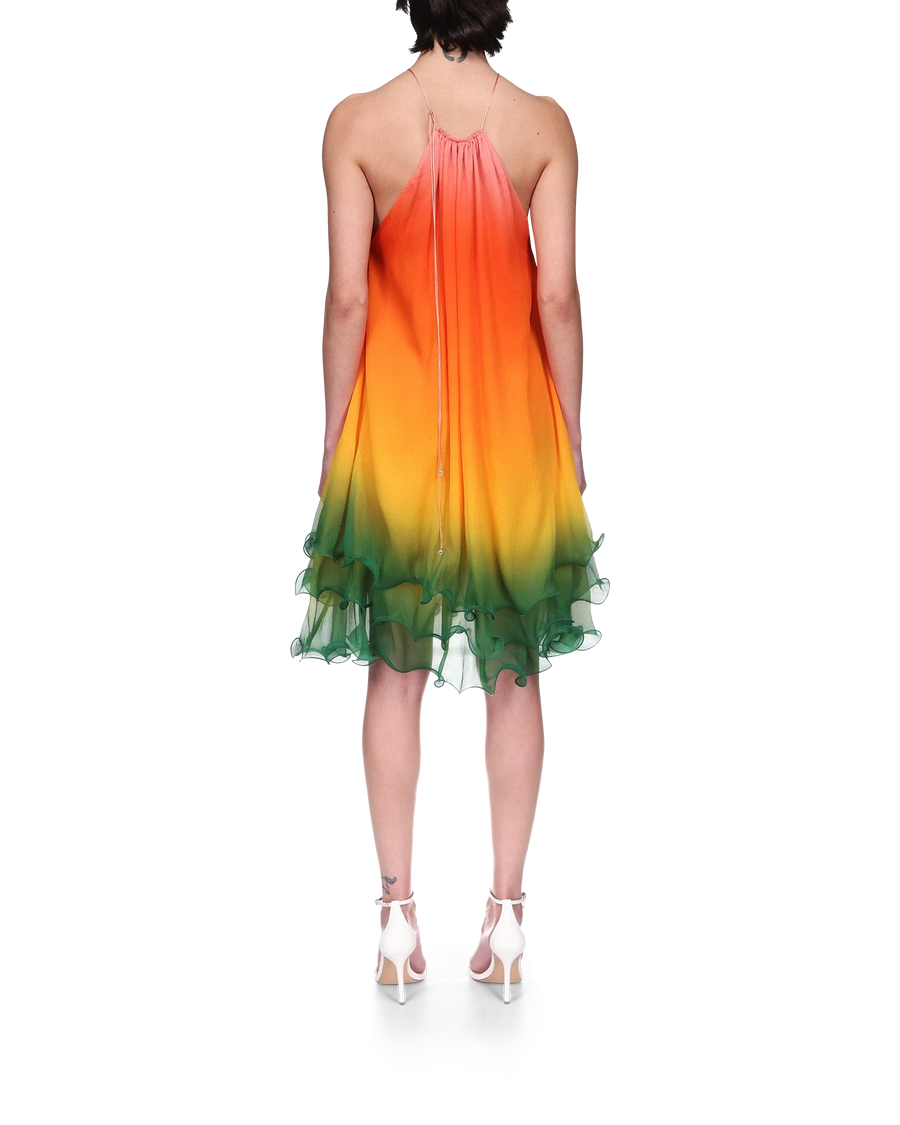 Rainbow Gradient Cocktail Dress